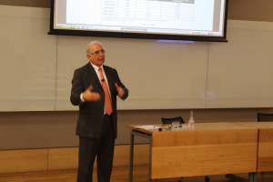 Diego Hernández, Presidente Ejecutivo de Antofagasta Minerals, durante la presentación