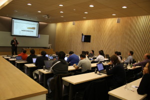 Dirego Hernández junto a los alumnos de la tercera generación del MBA Minero