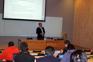Marcelo Awad, Director de Empresas durante la charla